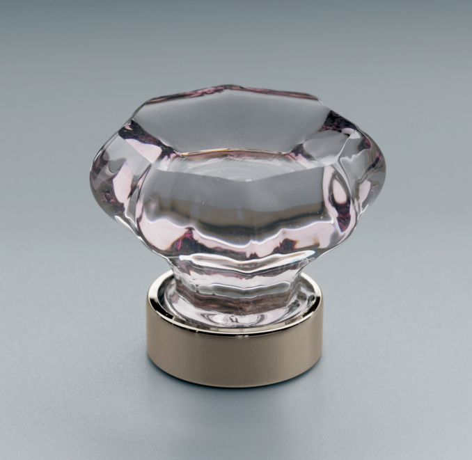 Traditional Violet Glass Knob
