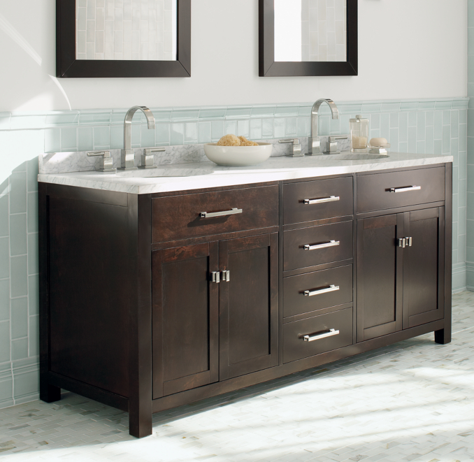 Hutton Double Vanity Sink Dark Espresso