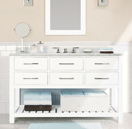 Hutton Extra-Wide Single Washstand Base
