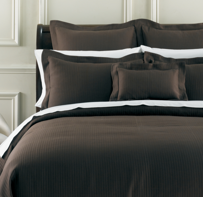 Pinstripe Matelassé Boudoir Sham