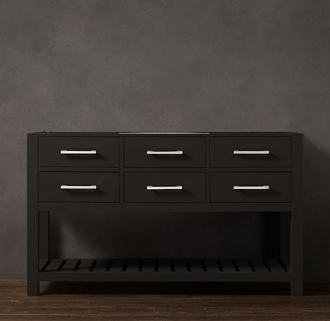 Hutton Extra-Wide Single Washstand Base