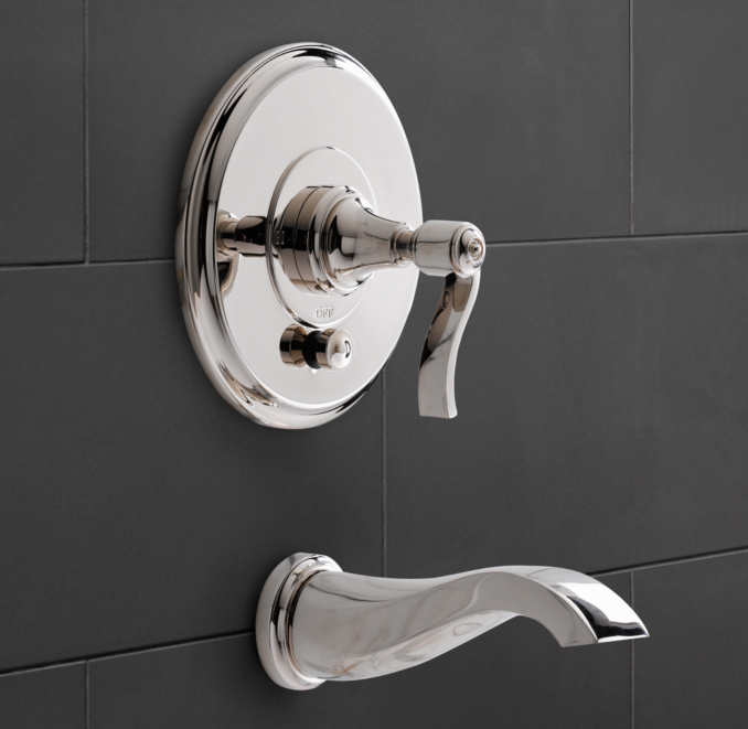 Campaign Balance-Pressure Tub and Shower Valve & Trim Set (Backplate; Spout)