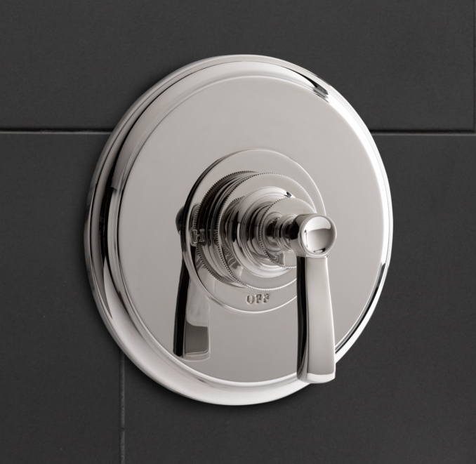 Asbury Balance-Pressure Shower Valve & Trim Set (Backplate)