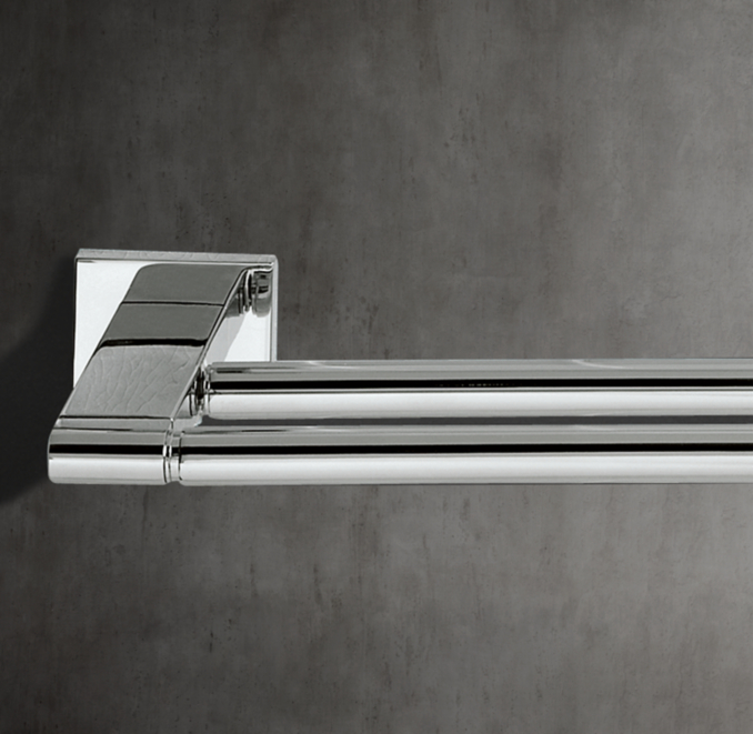 Modern Double Towel Bar