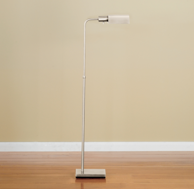 Classic Adjustable Task Floor Lamp Polished Nickel