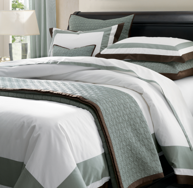Italian Chocolate Edged Sham