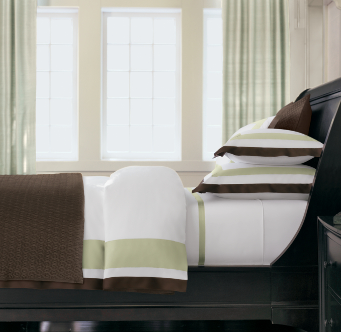 Italian Chocolate Edged Sham