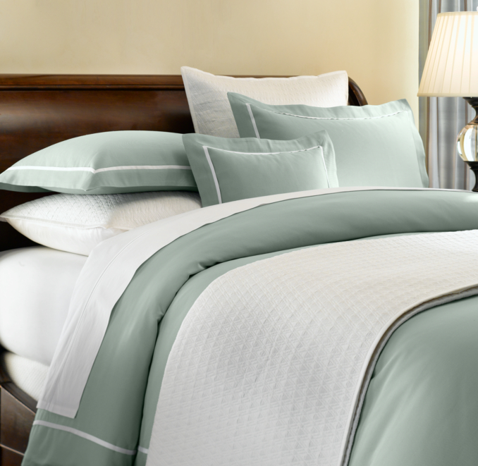 Italian Tipped Faille Euro Sham