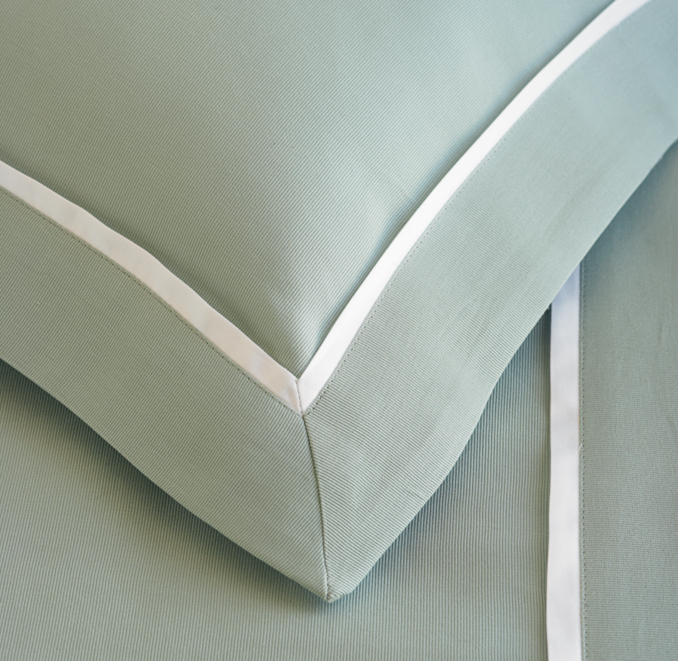 Italian Tipped Faille Euro Sham