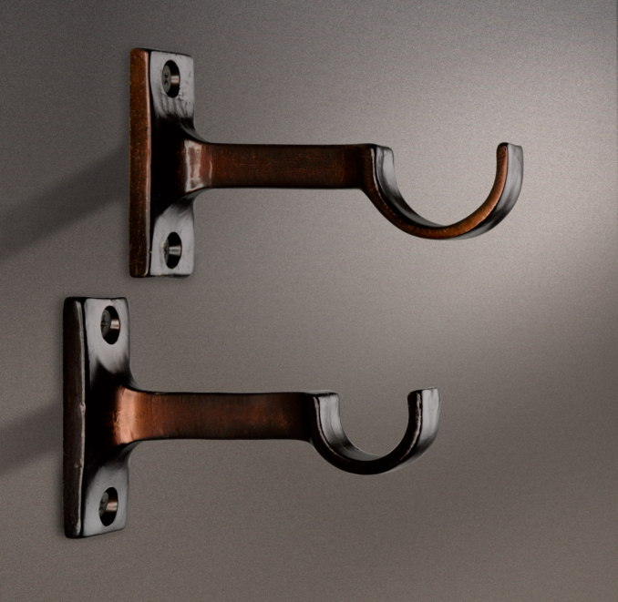 Dakota Center Bracket Burnished Amber