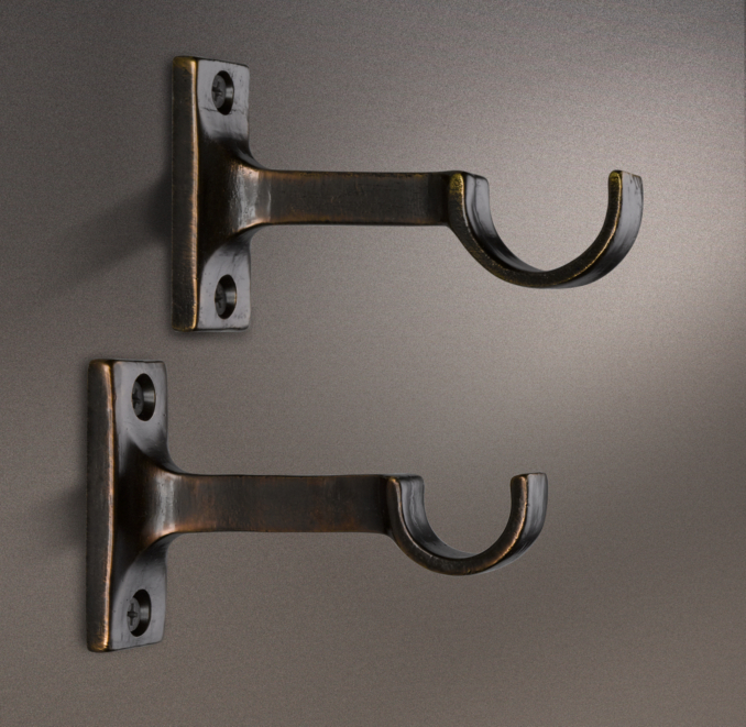 Dakota Center Bracket Chestnut
