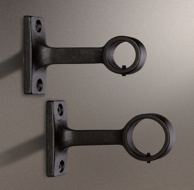 Dakota End Bracket Soft Iron (Set of 2)