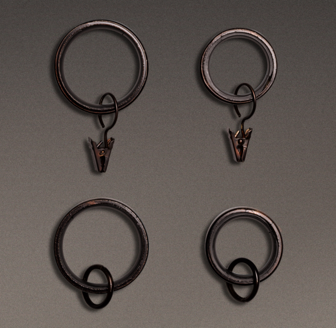 Dakota Rings Burnished Amber (Set of 7)