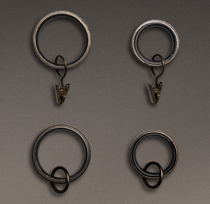 Dakota Rings Chestnut (Set of 7)