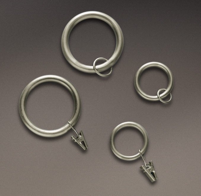 Classic Drapery Rings (Set of 7)