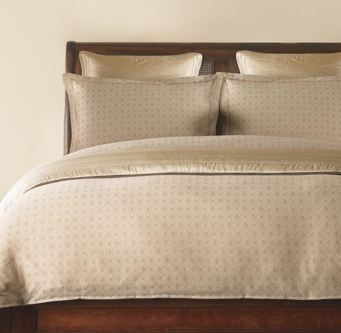 Tufted Silk Standard Sham