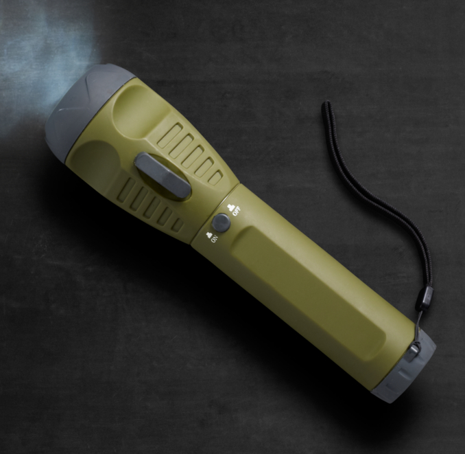 Pull-Cord Emergency Flashlight