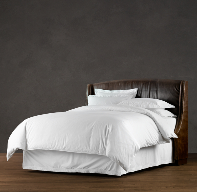Warner Nailhead Leather 54" Headboard