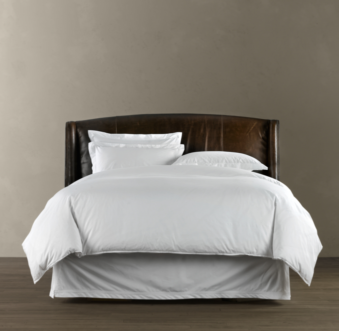Warner Nailhead Leather 54" Headboard