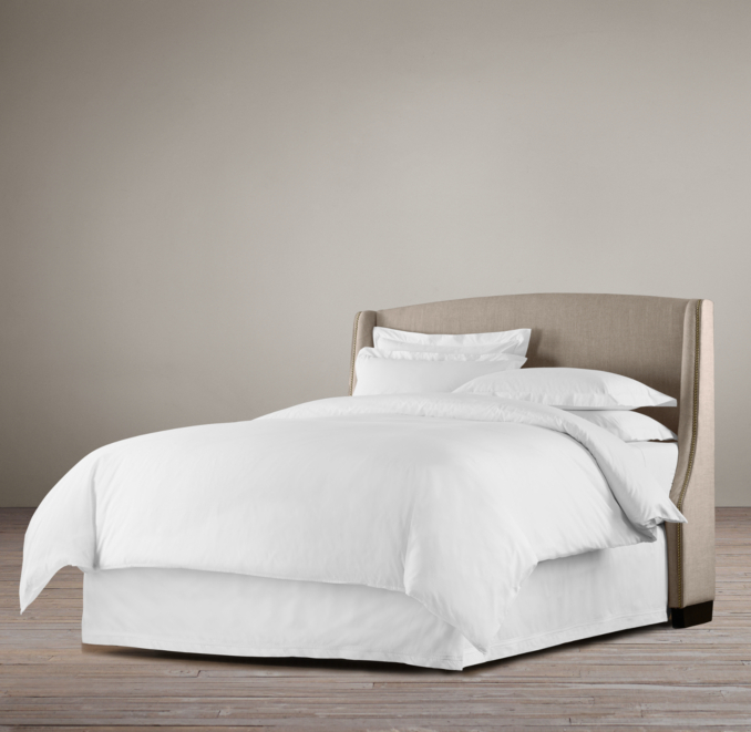 Warner Nailhead Upholstered 54" Headboard with nailheads
