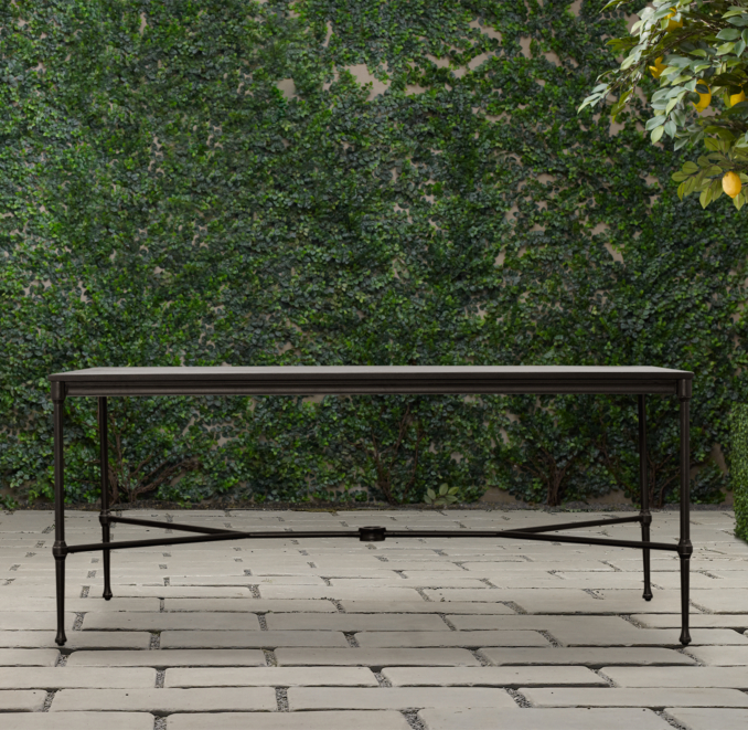 Catalina Rectangular Dining Set Painted Metal (Set of Table 2 Armchairs and 4 Side Chairs)