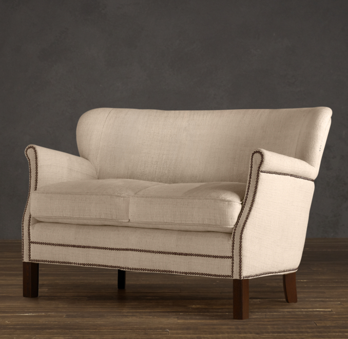 Professor's Upholstered Double Chair