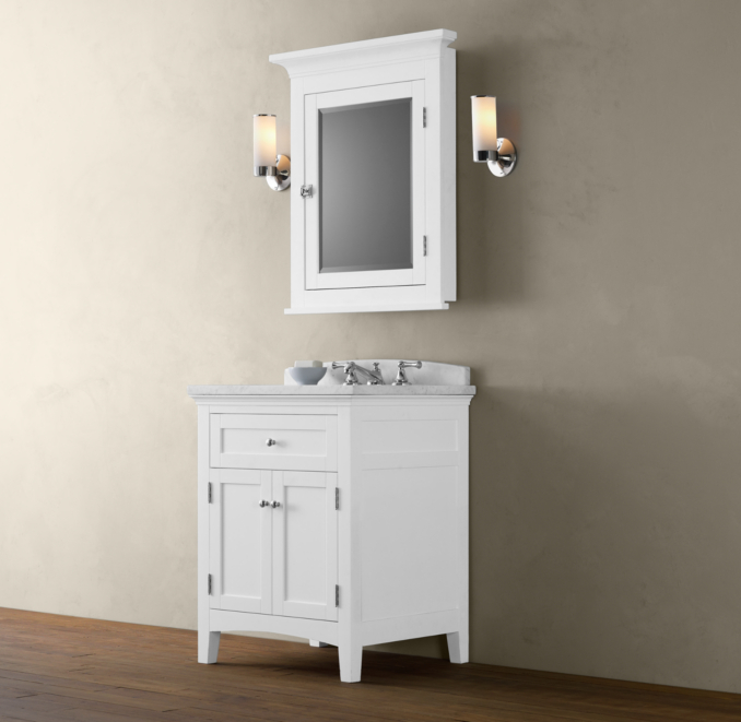 Cartwright Powder Room Vanity Sink Base