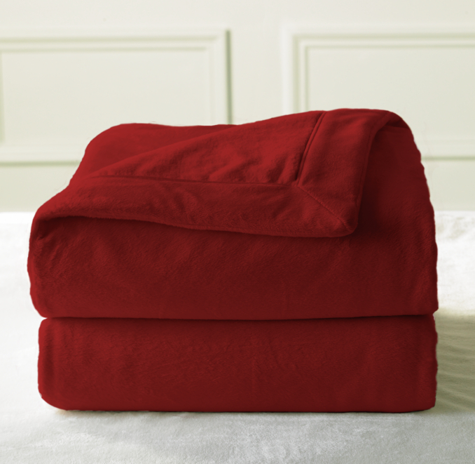 Luxury Plush Throw Garnet