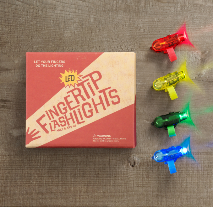 Fingertip Flashlights