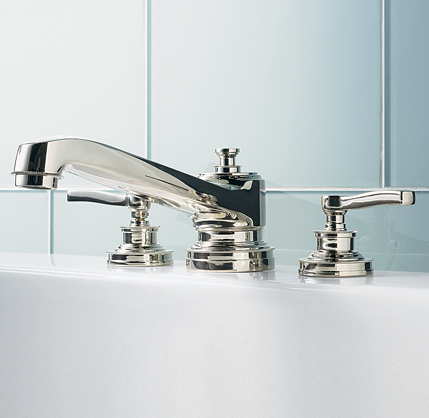 Asbury Deckmount Roman Tub Faucet Set