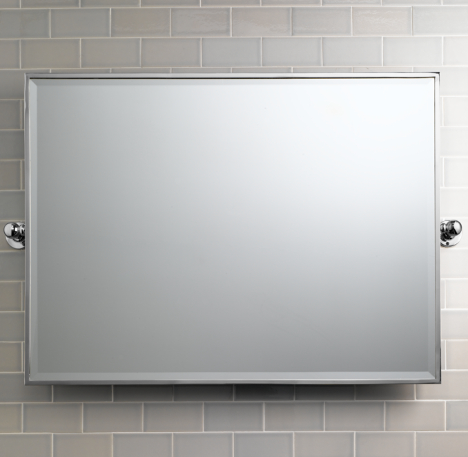 Vintage 40" x 30" Pivot Mirror