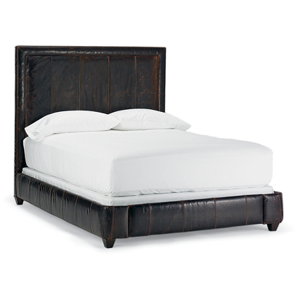 60" Wallace Leather Bed