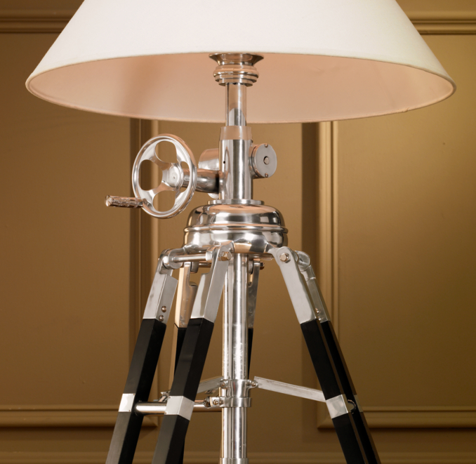 Royal Marine Tripod Floor Lamp