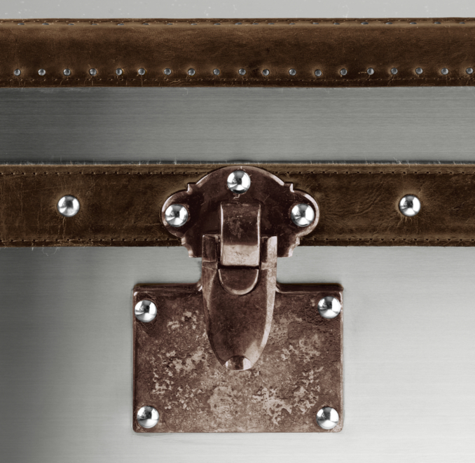 Mayfair Steamer Chest Brushed Steel