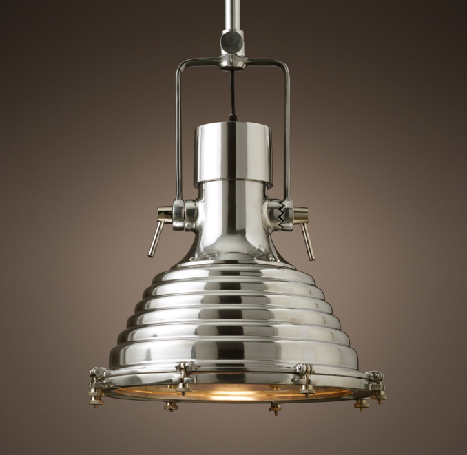 Maritime Pendant Polished Aluminum