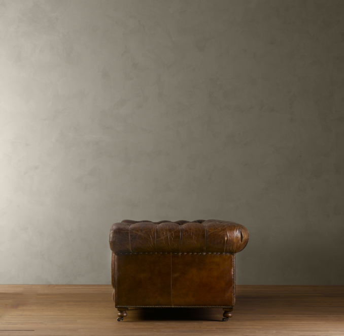 76" Kensington Leather Sofa