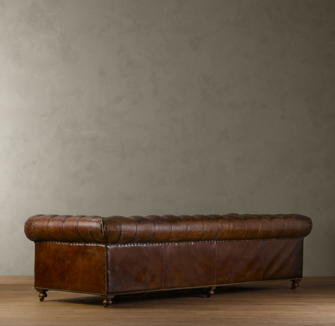 76" Kensington Leather Sofa