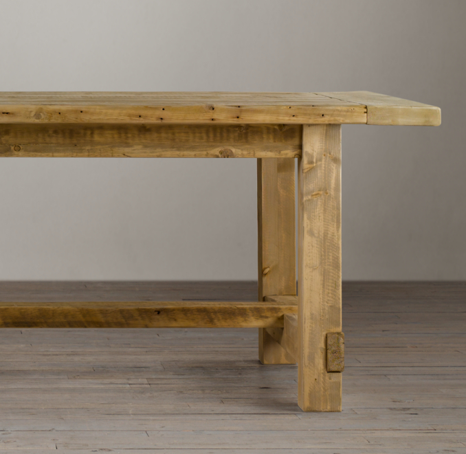 Farmhouse Salvaged Wood Extension Tables