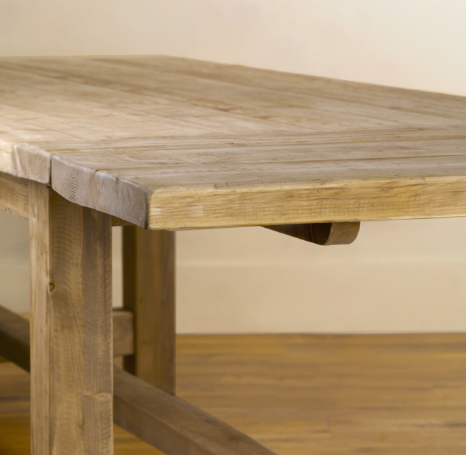 Farmhouse Salvaged Wood Extension Tables