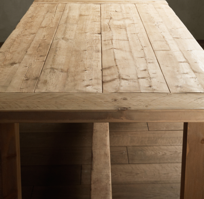 Farmhouse Salvaged Wood Extension Tables