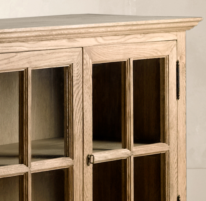French Casement Low Cabinet