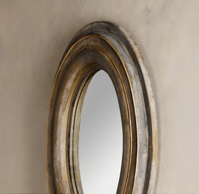 Oval Mirror - Natural