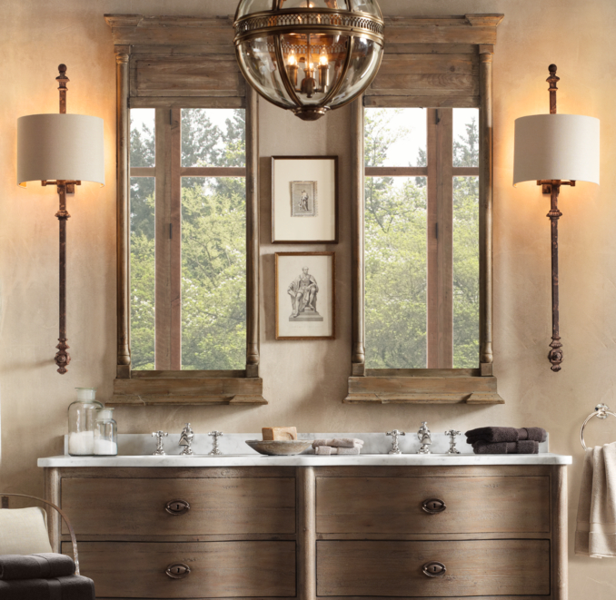 Trumeau Mirrors - Natural