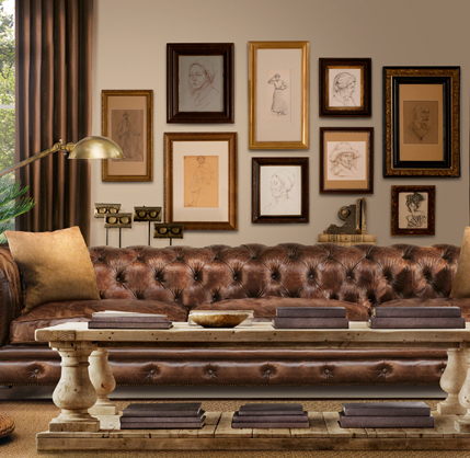Eyeglass Molds on Stands (Set of 4)