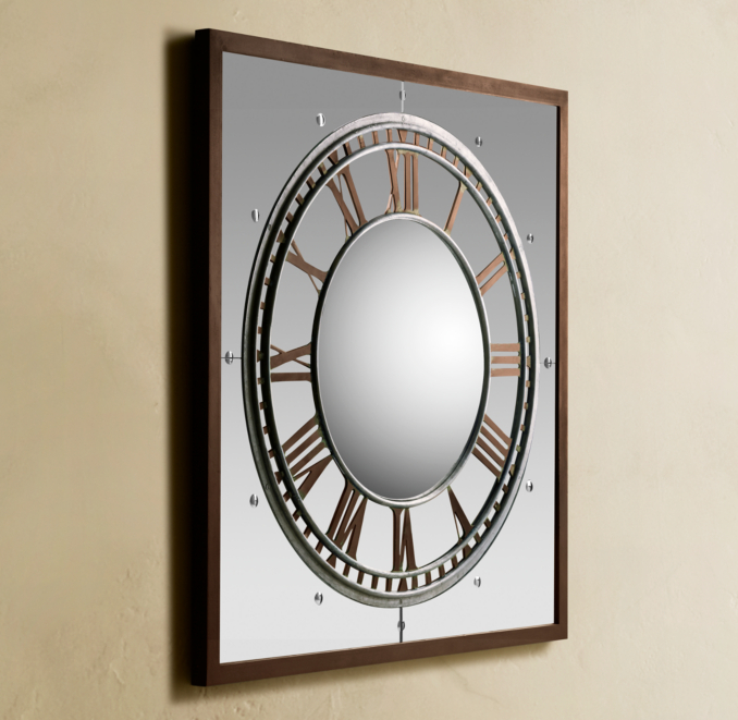 Convex Clock Mirror