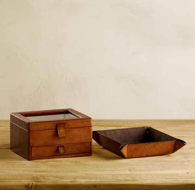 Artisan Leather Coin Tray
