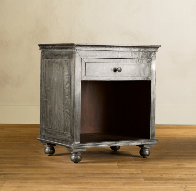 Zinc Open Nightstand