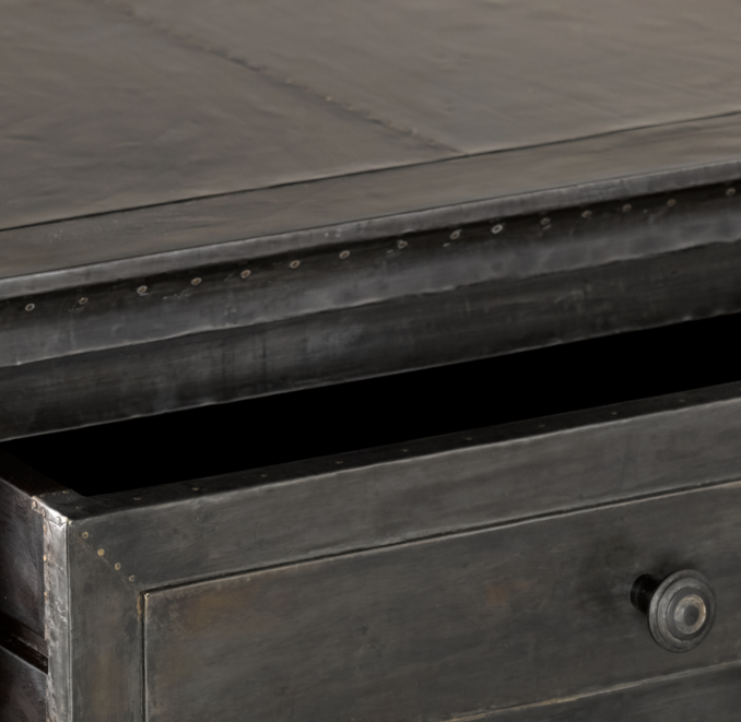 Zinc Open Nightstand