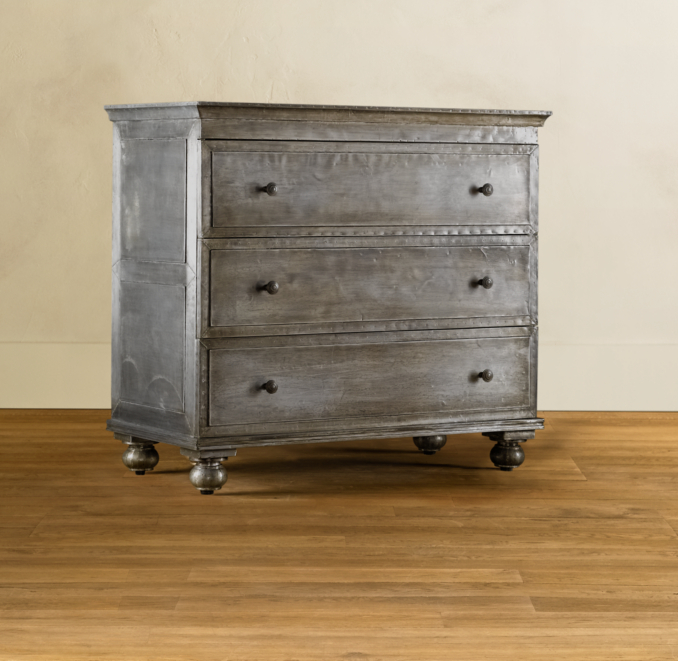 Zinc 3-Drawer Dresser