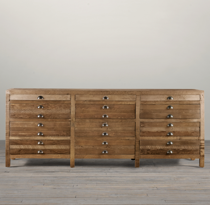 Printmaker's Sideboard